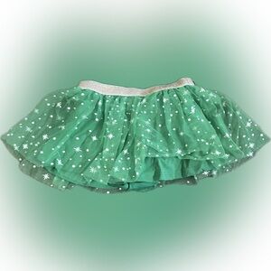 Dr. Seuss Green Starry Tulle Skirt